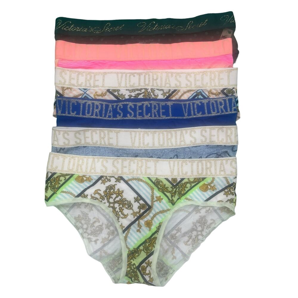 Victoria Secret Hip-hugger Hipster Panty Bundle Of 6 Size Small